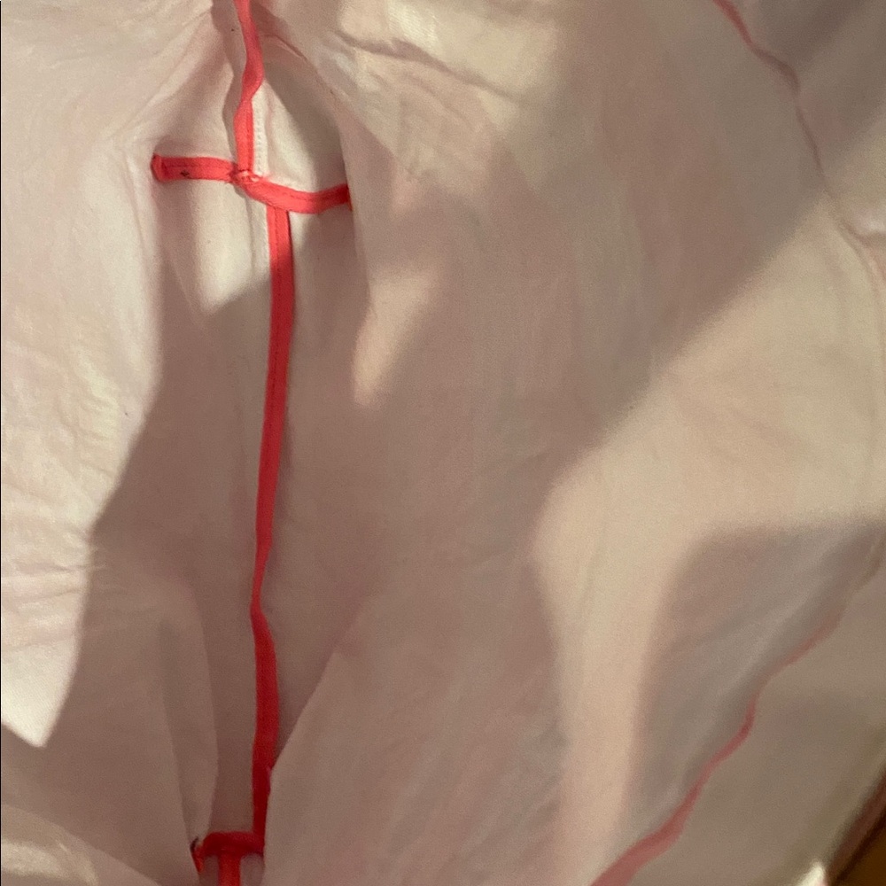Victoria's Secret Pink and White Tote with Tan Straps - Picture 6 of 6